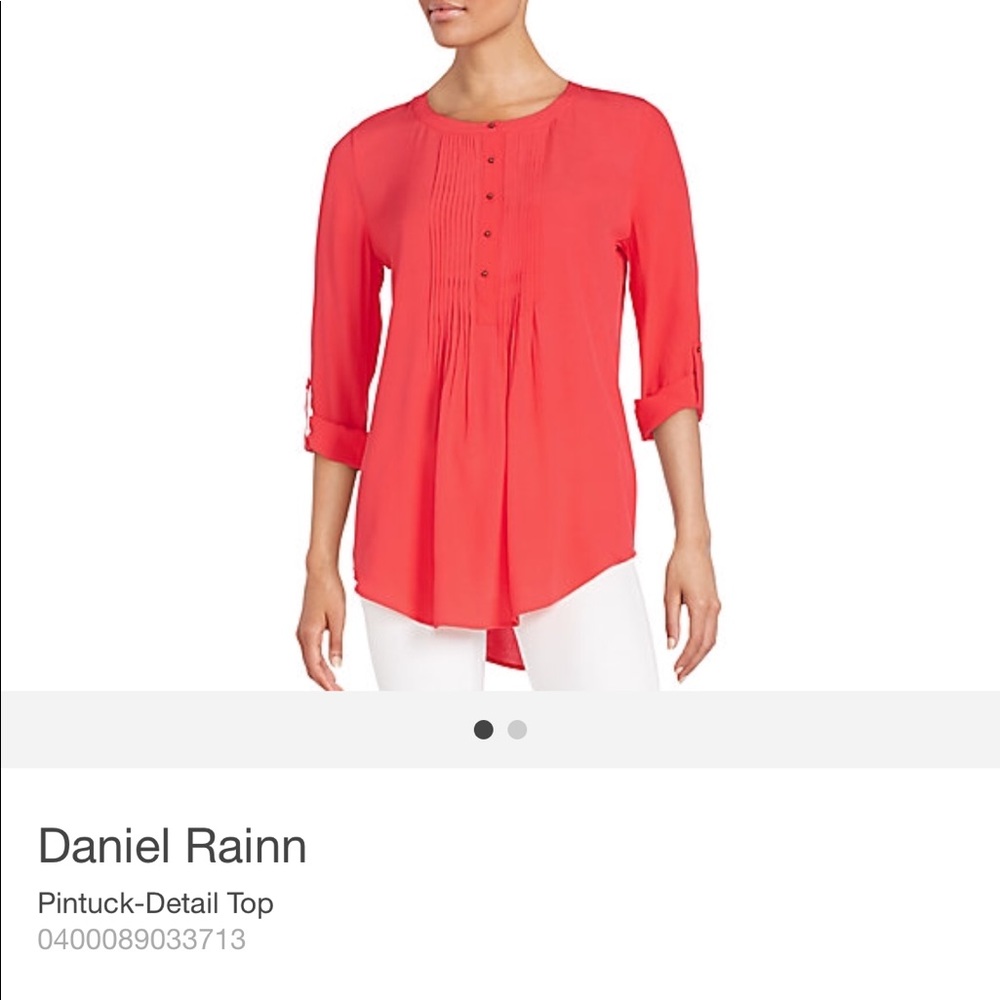 daniel rainn • pintuck detail blouse